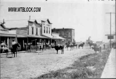 Downtown Nederland, Texas in 1903