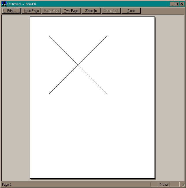 PrintX Print Preview